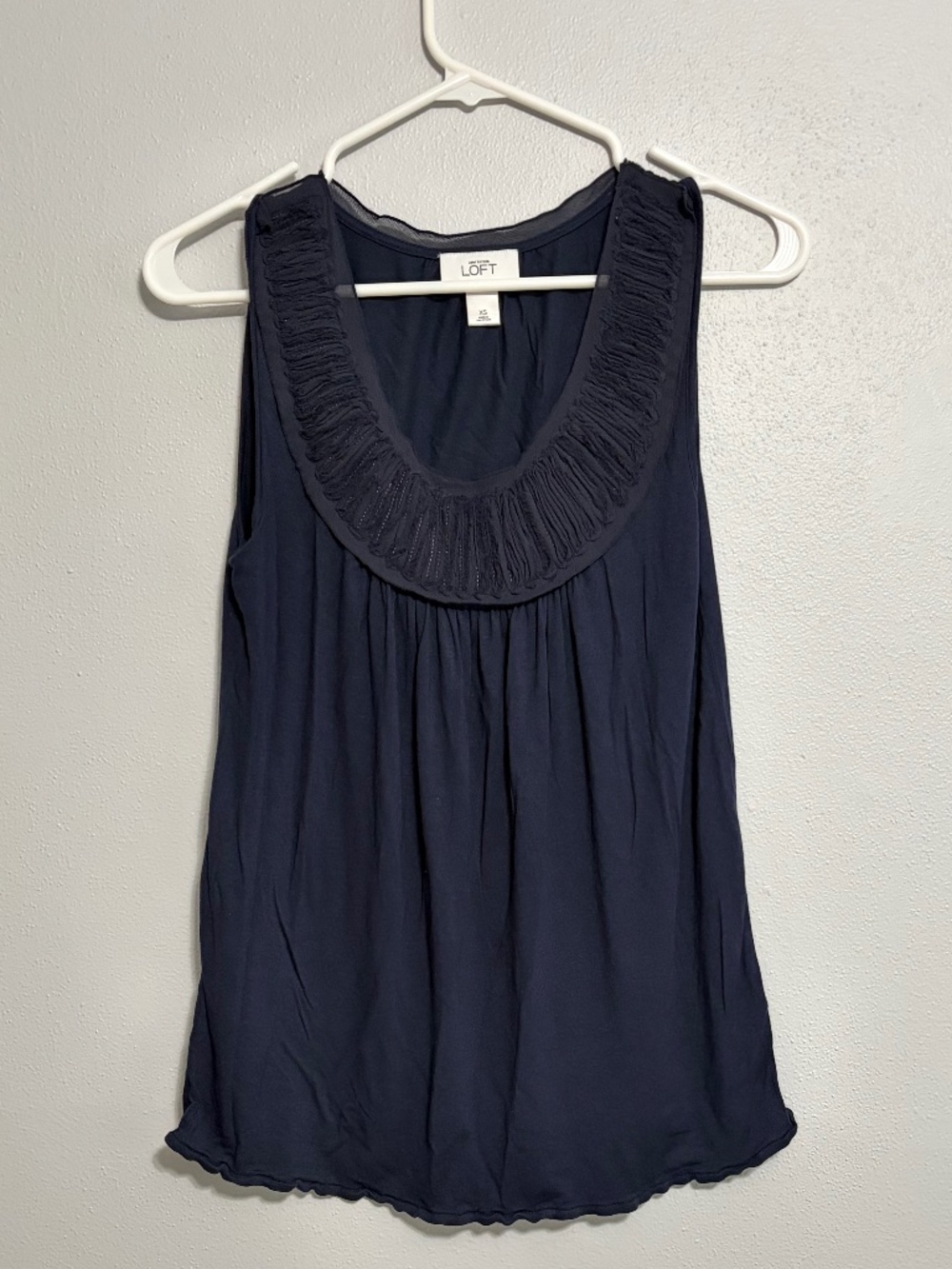 Loft navy blue tank size XS